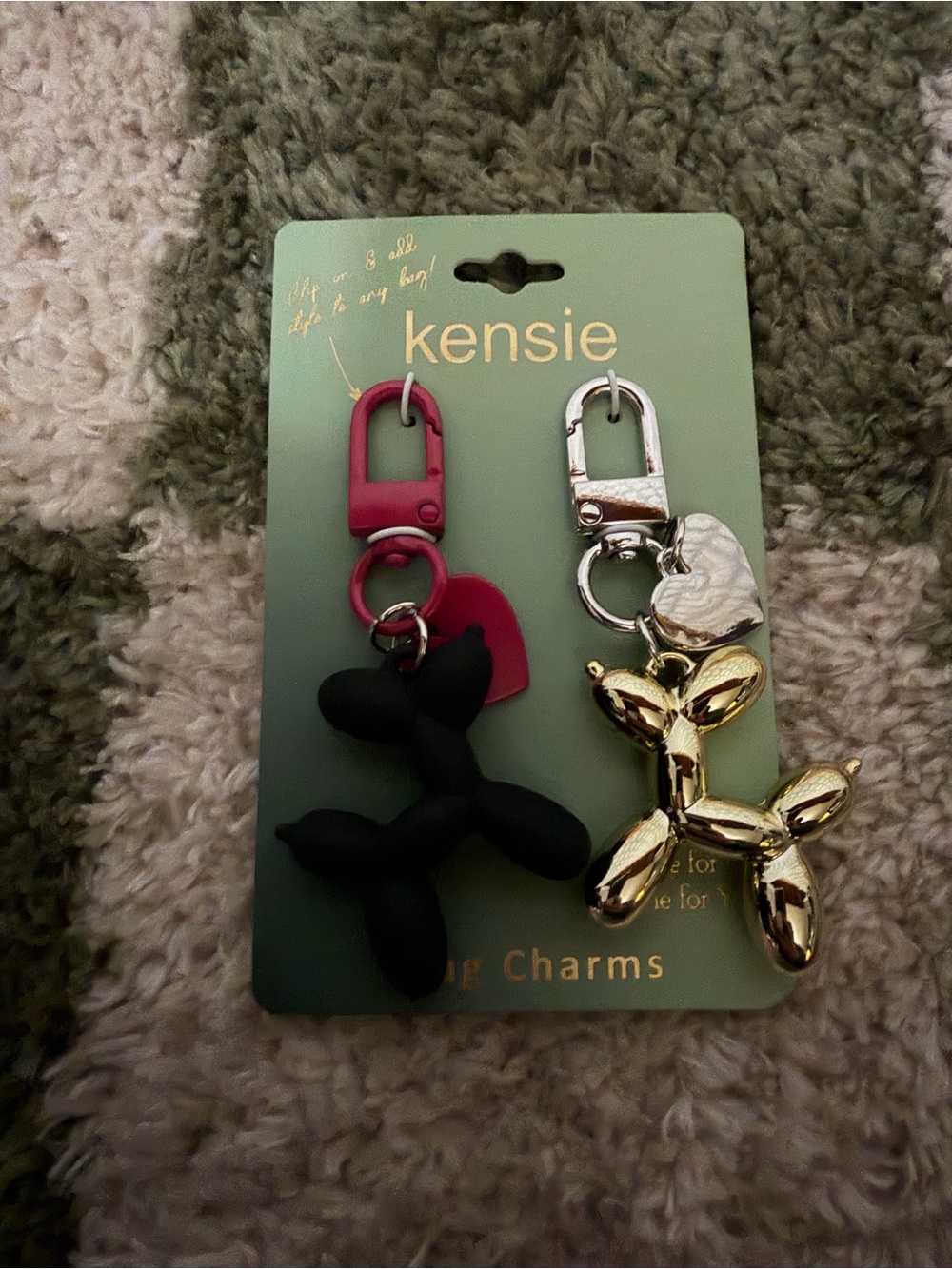 Balloon Dog Bag Charms